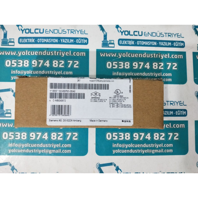 10x Unità Base Siemens Simatic ET 200SP BU15-P16+A0+2B (6ES7 193-6BP00-0BA0)